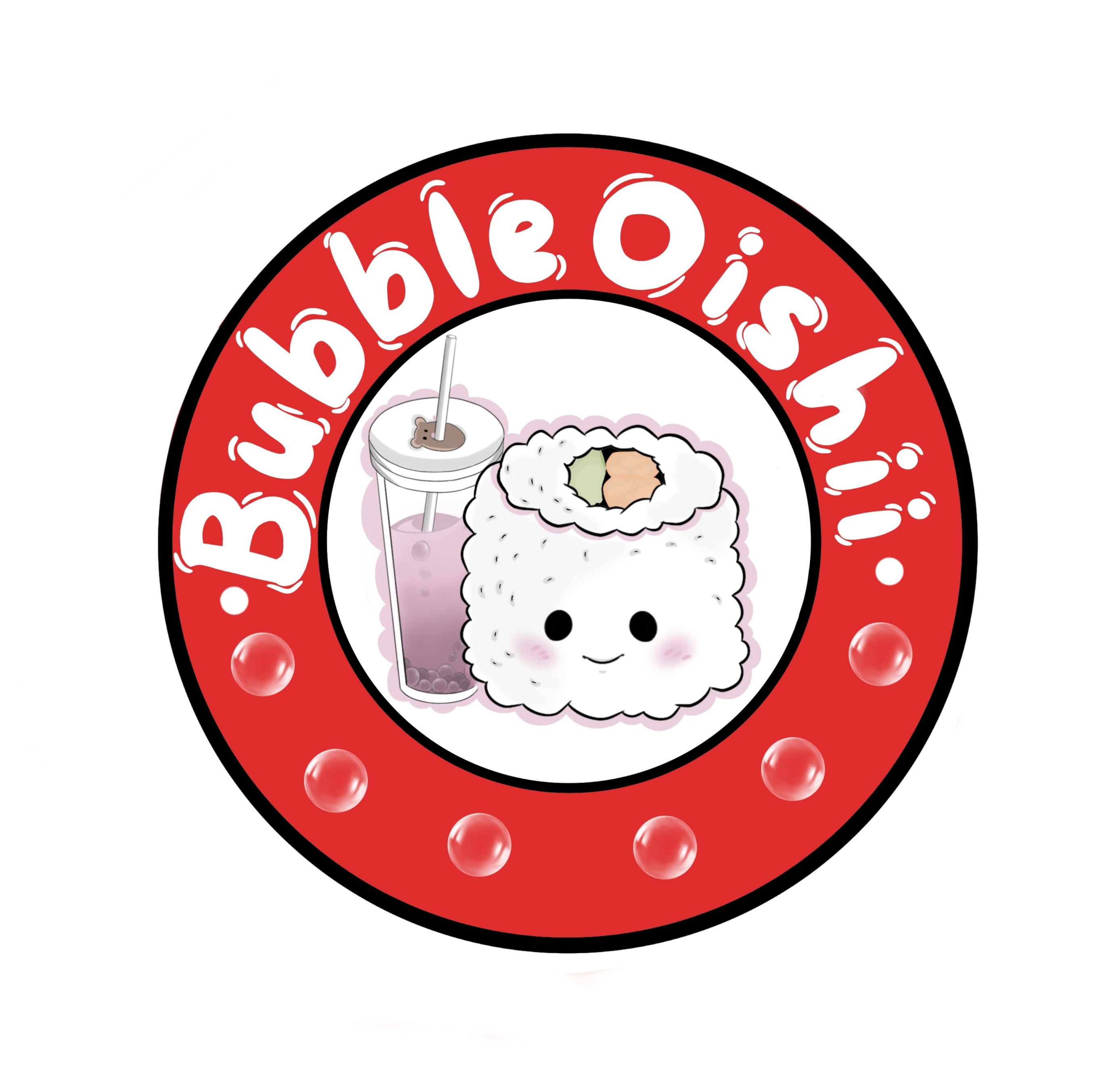 logo bubble tea de Bubble Oishii Roanne